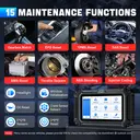 XTOOL D6 OBD2 Scanner, 2026 Full System Diagnostic Scan Tool, Free Update Car Scanner with 15 Services, Crank Sensor Relearn, Throttle Relearn, Oil Reset, ABS Bleed, FCA & CAN FD image 3