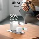 Mokin PD67W GaN Chargeur double USB-C (UE) avec câble 1,2 m - Blanc image 6