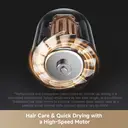 MOVA Shine 10 Hair Dryer with Moisturising Care, 110,000RPM, Quiet Motor, Plasma Ions, Compact, Silver image 2