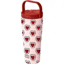 BOTTLE BOTTLE Luna 30 oz Travel Mug - Heartbeat Design image 0