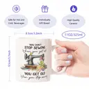 Alphynix 1pc, Funny Coffee Mug, 11oz Ceramic Coffee Cups, Water Cups, Summer Winter Drinkware,Best Gift for sewing enthusiast image 7