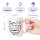 Alphynix 1pc Tribute To My Aunt Mug, 11oz Ceramic Coffee Cup, Aunt Definition Gift with Loving Words, Best Gift for Auntie, Funny Aunt Christmas Birthday Gift image 7