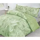 NightComfort Duvet Cover Set Madeira Reversible Green Double image 1