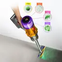 Dyson V12 Detect Slim Absolute - draadloze stofzuiger - 150 AW 60 min laserdetectie image 4