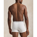 Ralph Lauren Classic Stretch-Cotton Trunk 3-Pack - White/Heather/Black AOPP image 2