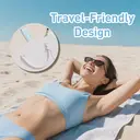 Electric Shaver for Women, 2-in-1 Electric Razor for Womens Legs Underarm Face Pubic Hairs, Rechargeable Razor Body Hair Trimmer Wet & Dry Use,Blue image 4