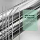 Huacan outdoor Stainless Steel Straw Set Coffee Beverage Gift Set 5-piece Set image 3