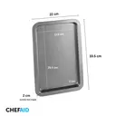 Chef Aid Non-Stick Carbon Steel Baking Tray, Durable Non Stick Coating, Fridge and Freezer Safe, Perfect for Baked Goods and Roasting, 30cm x 18cm, Robust Essential Oven pan, Grey,30x18cm image 3