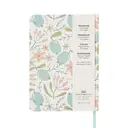 JUBILUU Carnet ligné A5 à couverture rigide en tissu floral 96 pages - Pastel Bloom image 6