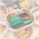 Feuilles de Papier Cuisson pour Friteuse à Air, Antiadhésives et Prédécoupées pour un Nettoyage Facile, Inserts Jetables sans Salissures – Grande Taille, Lot de 50 pièces 26×20×6cm image 4