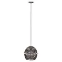 Interiors by Premier Pendant Light Jaya Woven Black image 3