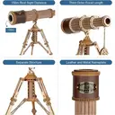 ROKR 3D Wooden Puzzles Monocular Telescope Model Building DIY Science Kit Birthday Gift for Adults and Teens Cool Display Item image 4