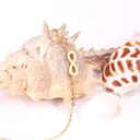 Stainless Steel Infinity Charm Bracelet, 18K PVD Gold Plated, 17+3cm Minimalist Jewelry image 1