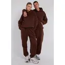 Third Avenue Oversized Fleece Pullover Hoodie - Vintage Brown image 7