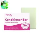 Friendly Soap Lavender & Geranium Conditioner Bar 90g image 1