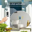 ochama Sonnette Vidéo Intelligente - Caméra de Surveillance Domestique, Œilleton Électronique, Accès à Distance, Étanche et Anti-poussière, Vision Nocturne Ultra-claire, Détection Humaine, Audio Bidirectionnel image 2