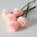 Wei's Moment 6Pcs Artificial 
Flowers Artificial Hydrangea Decoration for Wedding Vase Meat pink image 2