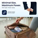 BAIR CARE V6 Portable Pocket Water Flosser with Innovative Magnetic Tank, Press Spray Mode, 30-Day Battery Life, USB Rechargeable, IPX7 Waterproof, Ideal for Travel, Home & Daily Oral Care image 3