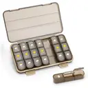 GAONLY Pilulier hebdomadaire pour 3 comprimés par jour - Marron image 0