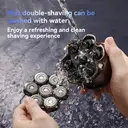 Qiman8010Pro Head Shavers for Bald Men 7D Floating Wet & Dry Electric Razor for Bald Heads with LED Smart Display & Type-C Charging for Hair/Face/Beard 150-day battery life three gears 10W image 3