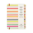 Jubiluu Carnet ligné A5 à spirales et couverture rigide florale - Arc-en-ciel image 6