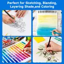M&G Colored Pencils, 12 Pack Soft Core Coloring Pencils, Art Drawing Pencils for Coloring, Sketching, and School Supplies for Kids, Adults, and Beginners image 5
