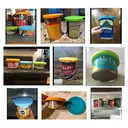 Vilscijon 2-Piece Set: Paw-Shaped Cat Can Opener & Sealing Lids for Cat Food Cans - Blue + Green image 3