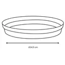 EDA Soucoupe TOSCANE - Gris anthracite - Ø 34,5 cm image 1