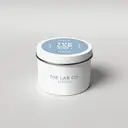 The Lab Co. Luxury Scented Candle | 20hrs Burn Time | Soothing Fragrance with Linen, Chamomile and White Rose | 100% Vegan Soy Wax | 90g wax weight image 3