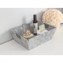 KEVAHOME SET OF 2 COTTON STRAP MEDIUM BASKETS-GREY 13x10x4.5''H image 7