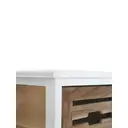 Interiors by Premier Storage Unit Portsmouth 3 Drawer White/Natural image 2