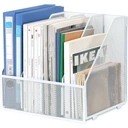 Senhoglb Porte-revues A4 en métal de bureau, blanc, Offre Nouvel An, Idées cadeaux top image 0