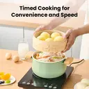 ochama 2000W Induction Hob with Touch Control, Durable Glass Panel, 10 Power Levels & 6 Functions, Electric Stove for Home Cooking, Induction Cooktop image 7