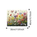 JU7CER Wildflower 5D Diamond Painting Kit - Adult Beginner-Friendly | Home Wall Decor & Gift 12×16 Inches (30×40cm) image 1