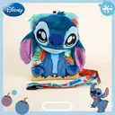 1pc Disney Stitch Plush Lanyard Card Holder Officially Licensed Cute Soft Plush ID Case with Themed Lanyard Movies Anime Peripheral Stitch Themed Accessory Gift for Phone image 2