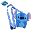 1pc Disney Stitch Plush Lanyard Pouch Officially Licensed Cute Soft Plush Themed Movies Anime Peripheral Hanging Phone Storage Bag Gift image 2