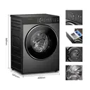 Dreame P5 Waschmaschine – 9 kg, 1400 U/min, Energieeffizienzklasse A, Schräglast, 15-Minuten-Schnellwäsche, Baby Care bis 85 °C, Kaltwäsche, Automatikprogramme image 2