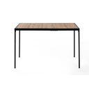 Urban Meuble DINING TABLE Wood Finish 120x75 with Metal Frame image 0