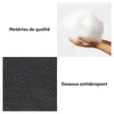 FUNNYFUZZY Tapis protecteur de canapé pour chien et chat tie-dye marron - Taille S image 5