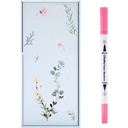 Ohuhu 100-Colour Water-based Dual Tip Art Markers Set for Adult Colouring Books (Fine and Brush Tips) - Maui, White image 3