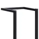 MINGHOU Black Wall-Mounted Towel Rack Easy Installation Bathroom Towel Holder Space-Saving Wall Towel Organizer for Bath Towels Hand Towels image 5