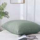 MEROPE Taie d’oreiller en nylon vert gris - 80 x 80 cm image 4