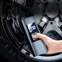 6000mAh Dual Power Digital Display Air Pump, Mini Portable with LED Light, Suitable for Inflating Car, Motorcycle, and Bicycle Tires, and Ball Inflators image 0