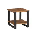 Side Table Pembroke Square Pine Natural/Black image 1