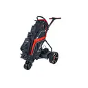 Ben Sayers Electric Golf Trolley Folding 18 Hole Battery Black/Red image 1