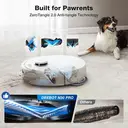 ECOVACS DEEBOT N30 PRO OMNI Robot Vacuum and Mop - 10,000Pa Suction, TruEdge Adaptive Edge Mopping, ZeroTangle 2.0 Technology,60℃ Hot Water Mop Washing, Hot Air-Drying, Self-Emptying, Auto-lift Mopping image 3