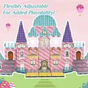 XINQIYUAN Qiyuan Jouet Éducatif Set de Dalles Magnétiques Rose 7.5cm 50pièces [Mélange aléatoire – Couleurs issues uniquement de la photo principale] image 4