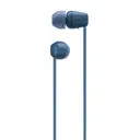 Sony WI-C100 Wireless Neckband Earphones (Blue) image 1
