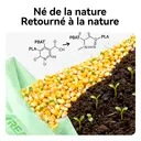 VIVREAL Sac poubelle biodégradable - vert 10 L (100 pièces) | Double certification TÜV et BPP, ultra résistant, anti-fuite, matériau en amidon de maïs respectueux de l’environnement image 5