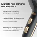 CONFU high-speed hair dryer 8955 silver, 21,000 rpm, 7-speed mode adjustment, 2300W power image 3